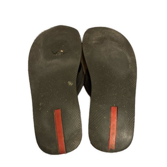 Prada Sport Men’s Authentic Solid Black Thong Flip Flops Sandals flip flops 8 - Picture 2 of 7